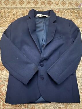 H&M Dark Blue Two-Button Men's Blazer